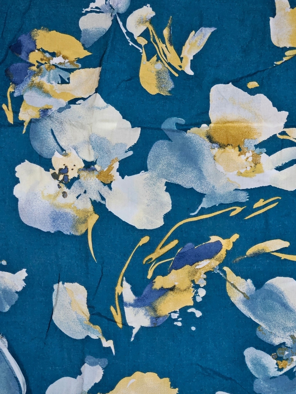 stars above Teal Floral Two-Piece Pajama Set - Picture 2 of 11